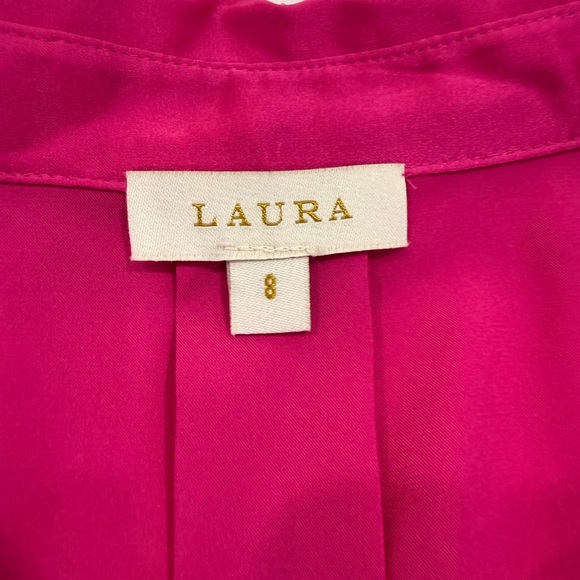 Laura Satin Rhinestone Blouse - Picture 4 of 7